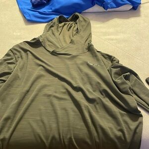 Olive green workout hoddie